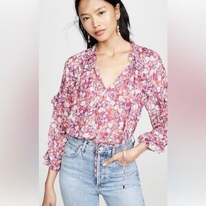 Shoshanna Cardinal Blouse, Women’s Size Small